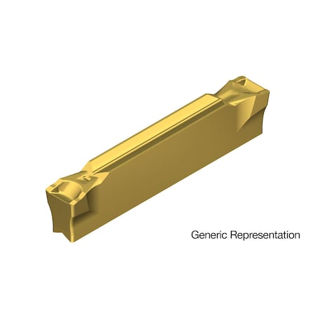 GCMN6250R0.5-GL, Grade AC830P, 0.25 Inch Groove Width, Carbide Grooving Insert